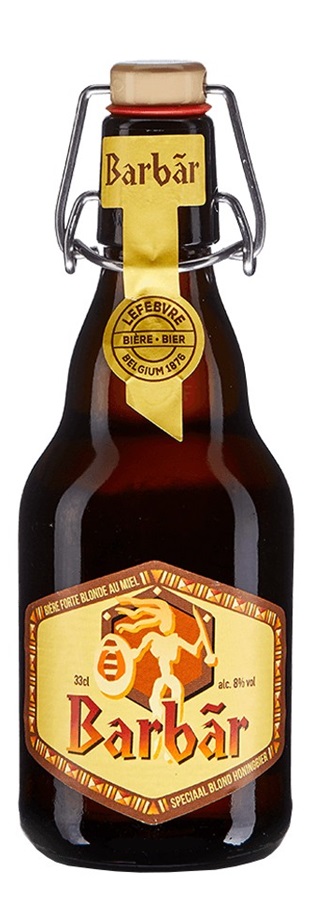 Lefebre BARBAR BLOND met honing 8% Speciaal Blond 33cl