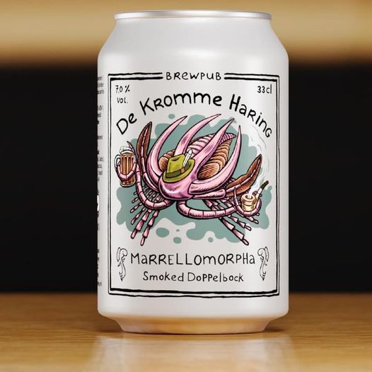 Kromme Haring MARRELLOMORPHA 6,9% Smoked Doppelbock 33cl Can