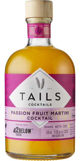 TAILS Passion Fruit Martini 14,9% Cocktail 50cl