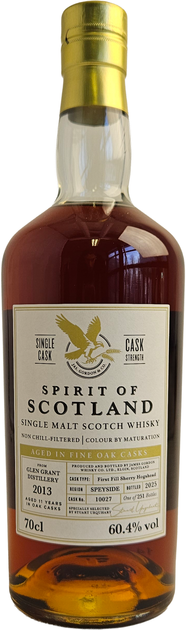 Spirit Of Scotland GLEN GRANT 2013 Single Malt 60,4% 70cl