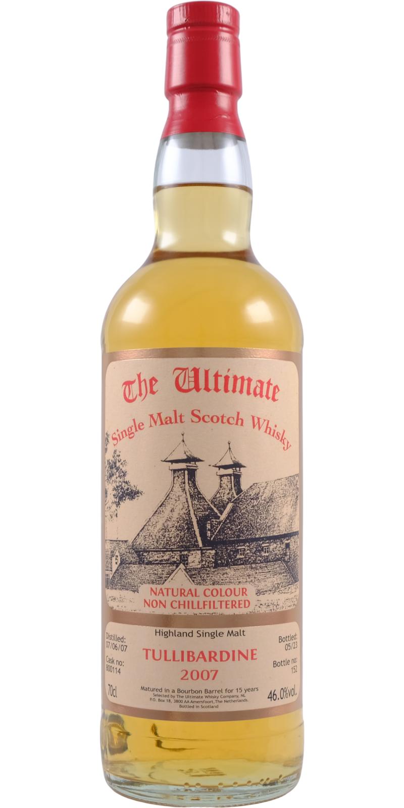 The Ultimate TULLIBARDINE 2007 Highland Single malt 46% 70cl
