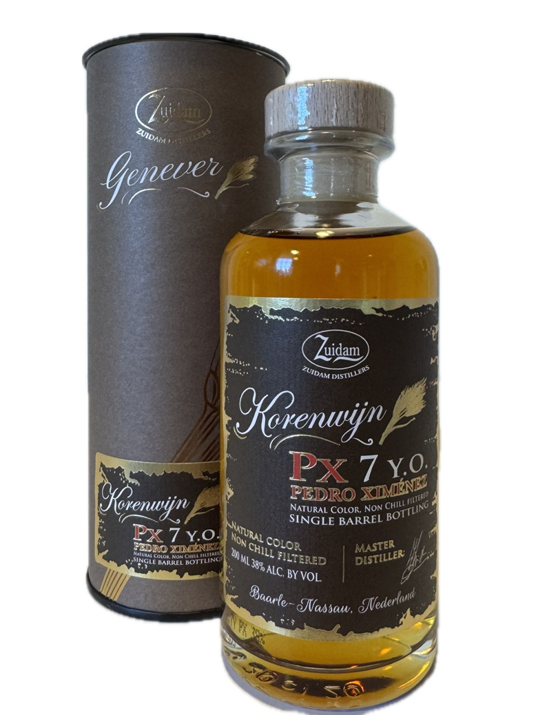 ZUIDAM Korenwijn PX 7YO in koker 38% 20cl