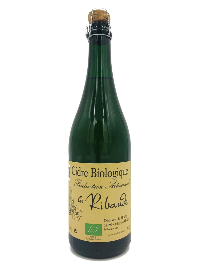 LA RIBAUDE Cidre Biologique Demi-Sec 3% FRANCE 75cl