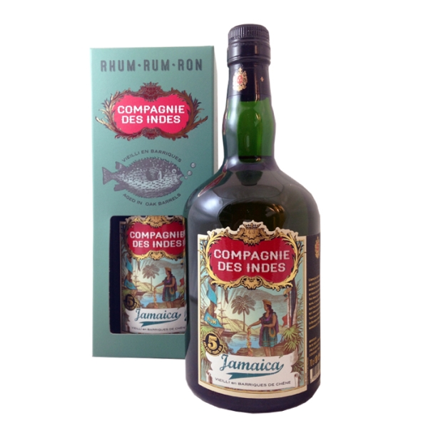 COMPAGNIE DES INDES Rum Jamaica 5YO 0,7L