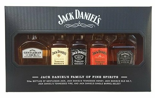 JACK DANIEL'S Family of Fine Spirits 5x5cl