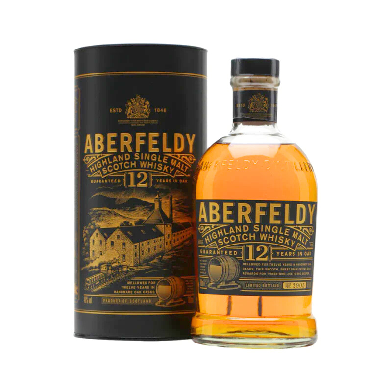 ABERFELDY 12Y0 Highland Single Malt Whisky 70cl