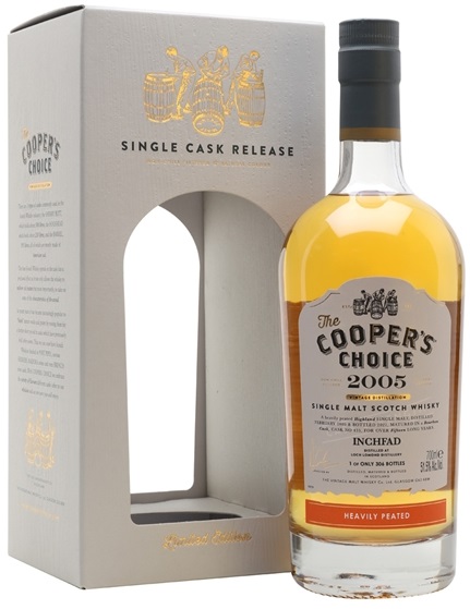Coopers Choice INCHFAD 2005 51,5% Heavily Peated Bourboncask 70cl