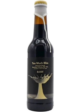 Blackout TOO MUCH BLISS 11% Imperial Bourbon stout with coffee and dulce de leche 33cl