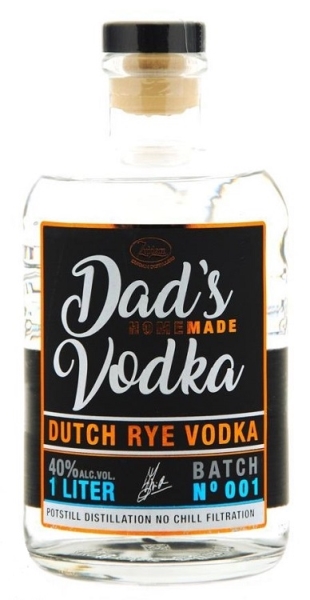 Zuidam DAD'S VODKA 40% Dutch Rye Vodka 100cl