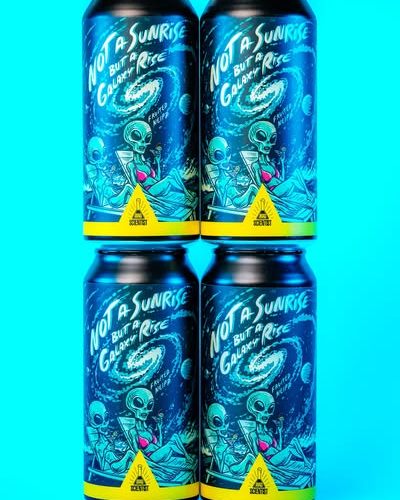 Mad Scientist NOT A SUNRISE BUT GALAXY RISE 7% Fruited NEIPA 44cl can