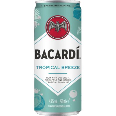 BACARDI Tropical Breeze premix 4,7% 25cl can
