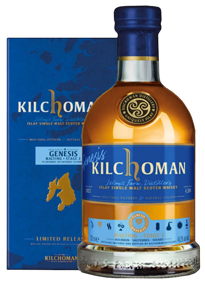KILCHOMAN Genesis Malting + Stage 2 49,2% Bourbon/Sauternes/Sherry Cask 70cl