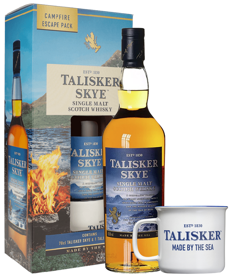 TALISKER SKY Single Malt whisky 45,8% Campfire pack 70cl - bestel snel  online op Slijterij Drinks & Gifts