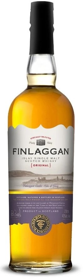 FINLAGGAN Original Peaty Whisky 40% Islay Single Malt Scotch Whisky 70cl