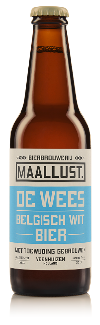 Maallust DE WEES 5,5% Belgisch Wit bier 33cl